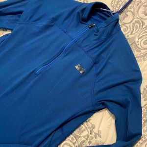 Mens REI royal blue 3/4 zip up